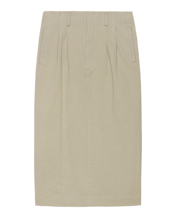 The Pleated Column Skirt. -- Desert Fatigue SKIRTS THE GREAT. PF24