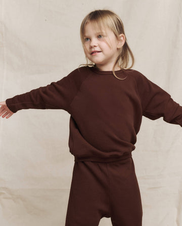 The Little College Sweatshirt. Solid -- Driftwood