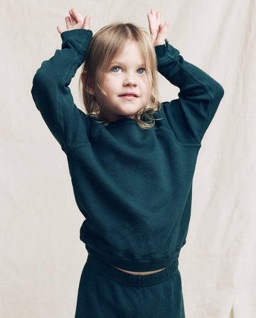 The Little College Sweatshirt. Solid -- Dark Slate