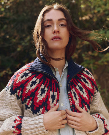 The Nordic Sweater. -- Glacier Fair Isle