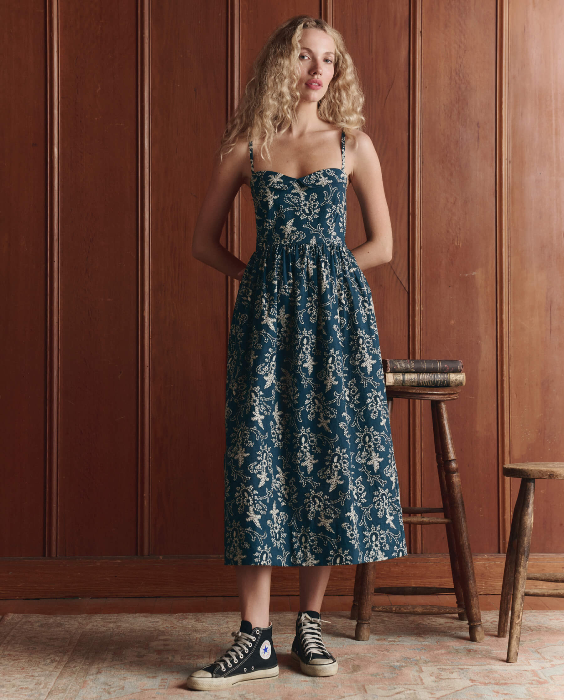 bandana dress The Verse Dress. -- Indigo Bandana – The Great