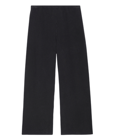 The Lap Sweatpant. Solid -- Almost Black SWEATPANTS THE GREAT. FALL 24 KNITS