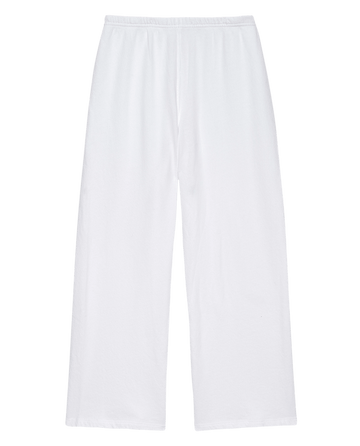 The Lap Sweatpant. Solid -- True White SWEATPANTS THE GREAT. FALL 24 KNITS