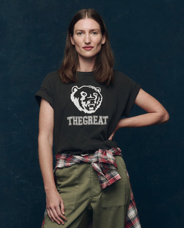 The Boxy Crew. Graphic -- Washed Black with Bear Graphic