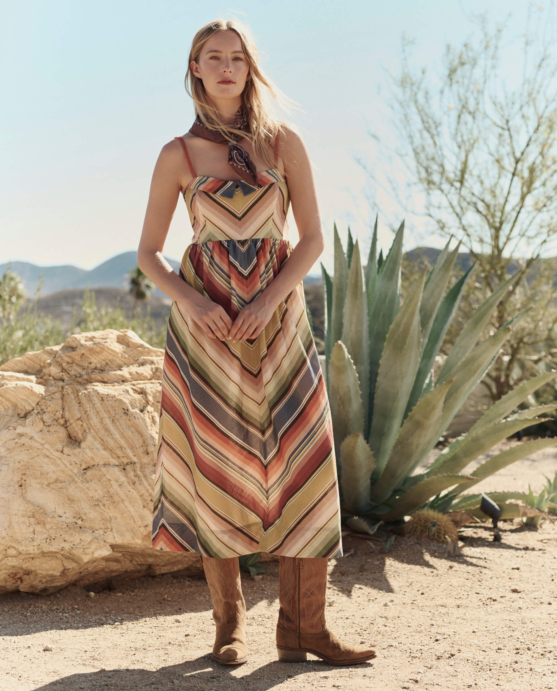 The GREAT. Davenport Stripe Verse Dress Davenport Stripe / 1