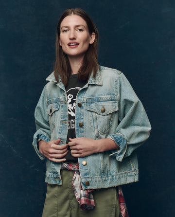 The Slouchy Jean Jacket. -- Great Plains Wash