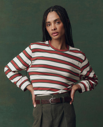 The Campus Crew. Novelty -- Cream Bridle Stripe
