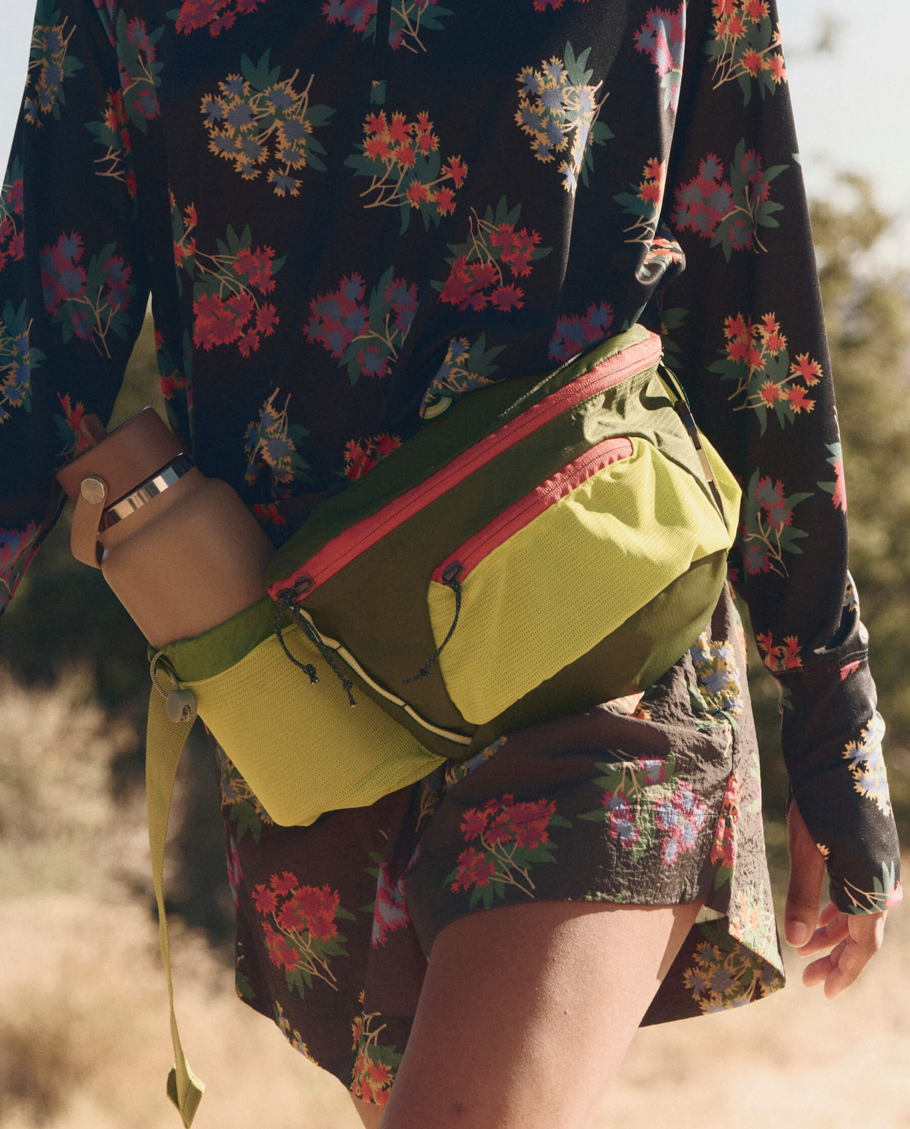 The Adventure Hip Pack. -- Moss and Citron Colorblock BAGS THE GREAT. SP24 TGO