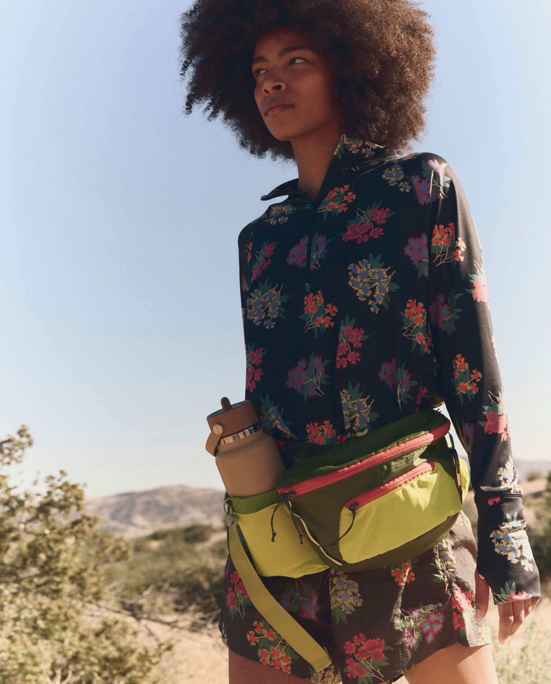 The Adventure Hip Pack. -- Moss and Citron Colorblock