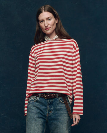 The Sailor Sweater. -- Maple Stripe
