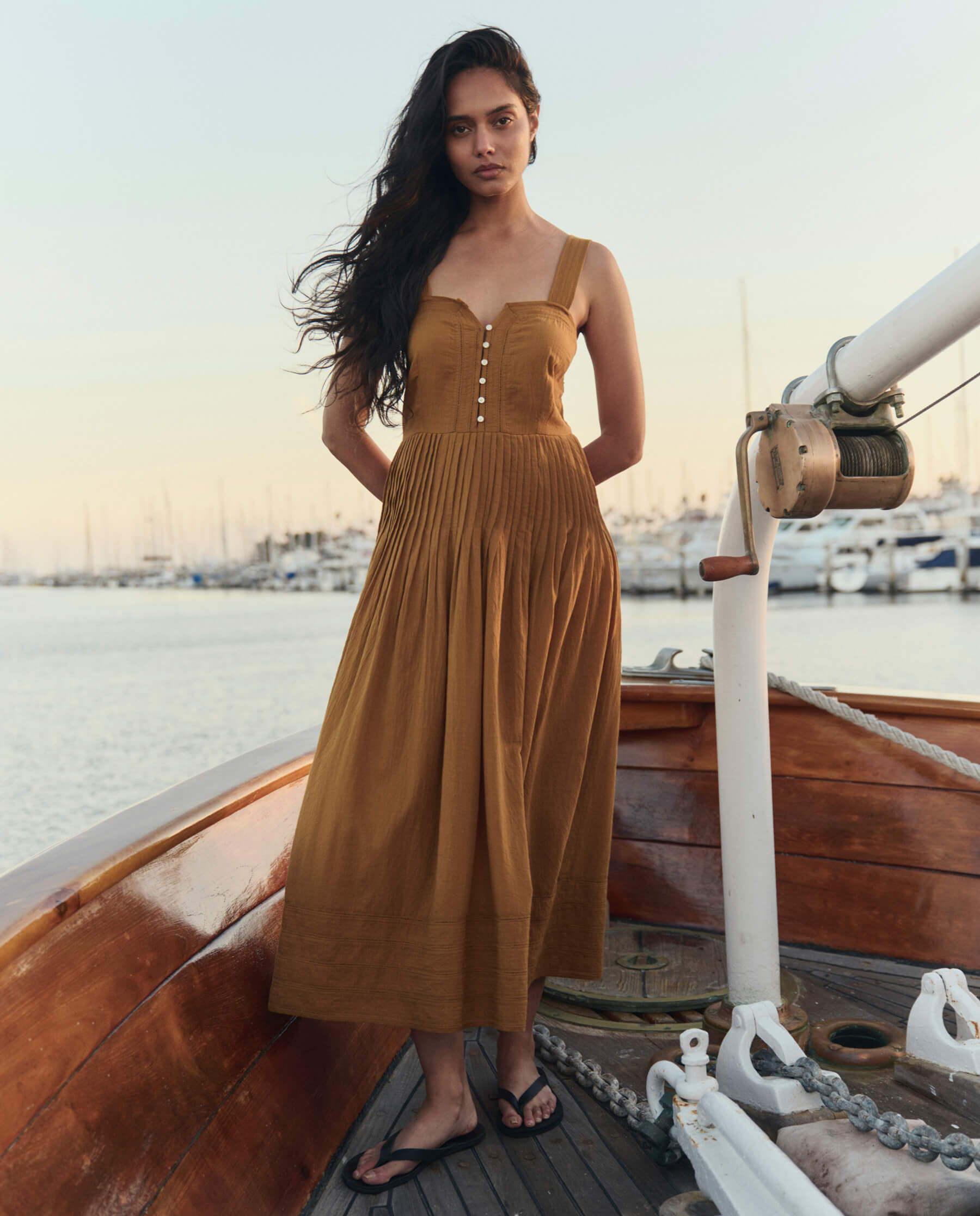 The Day Break Dress. -- Clay