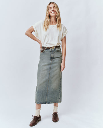 The Column Skirt. -- Monterey Wash SKIRTS THE GREAT. PF24