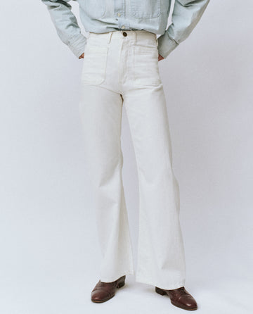The Dock Jean. -- Natural Hemp DENIM BOTTOMS THE GREAT. PF24