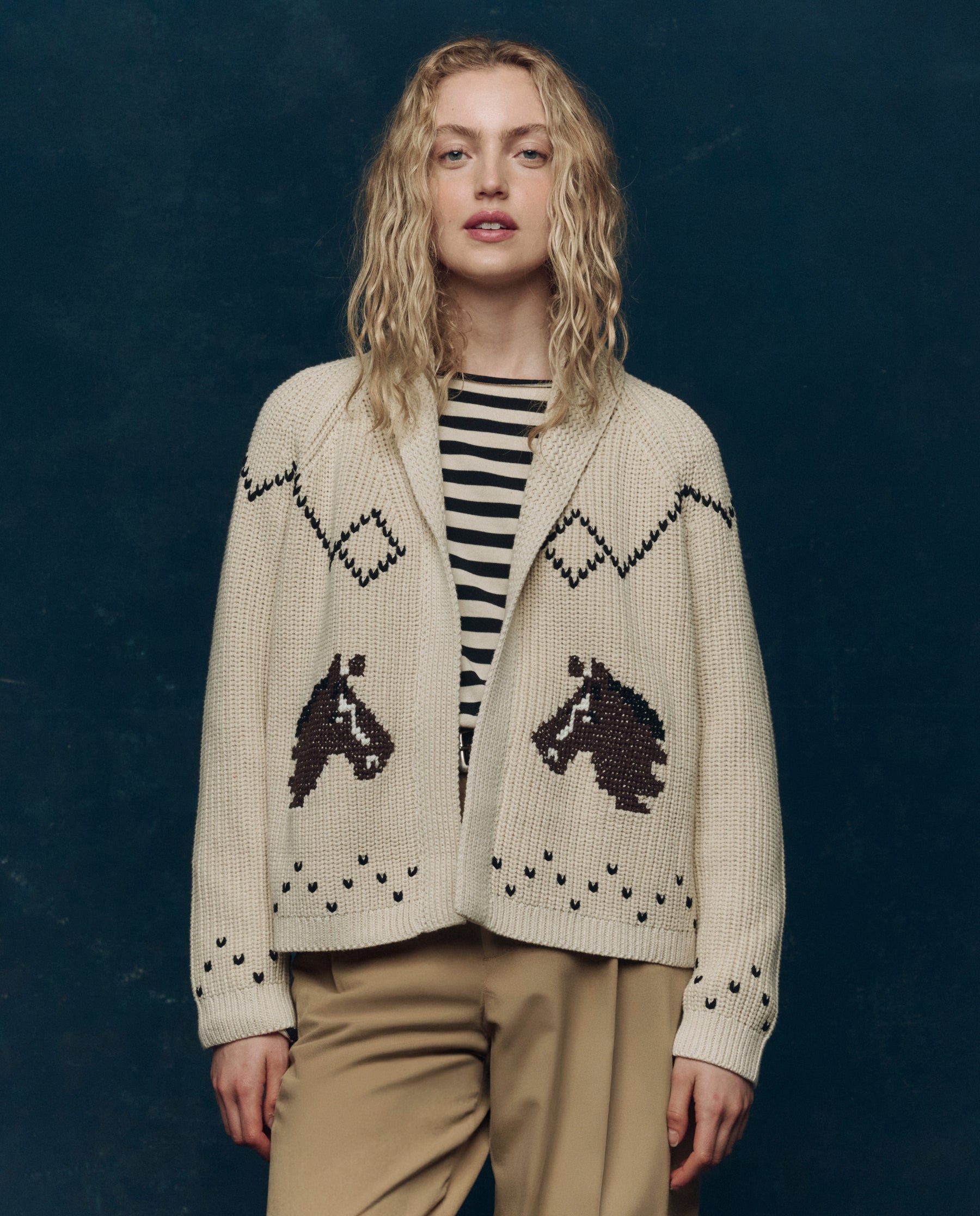 The Horse Lodge Cardigan. -- Cream – The Great.