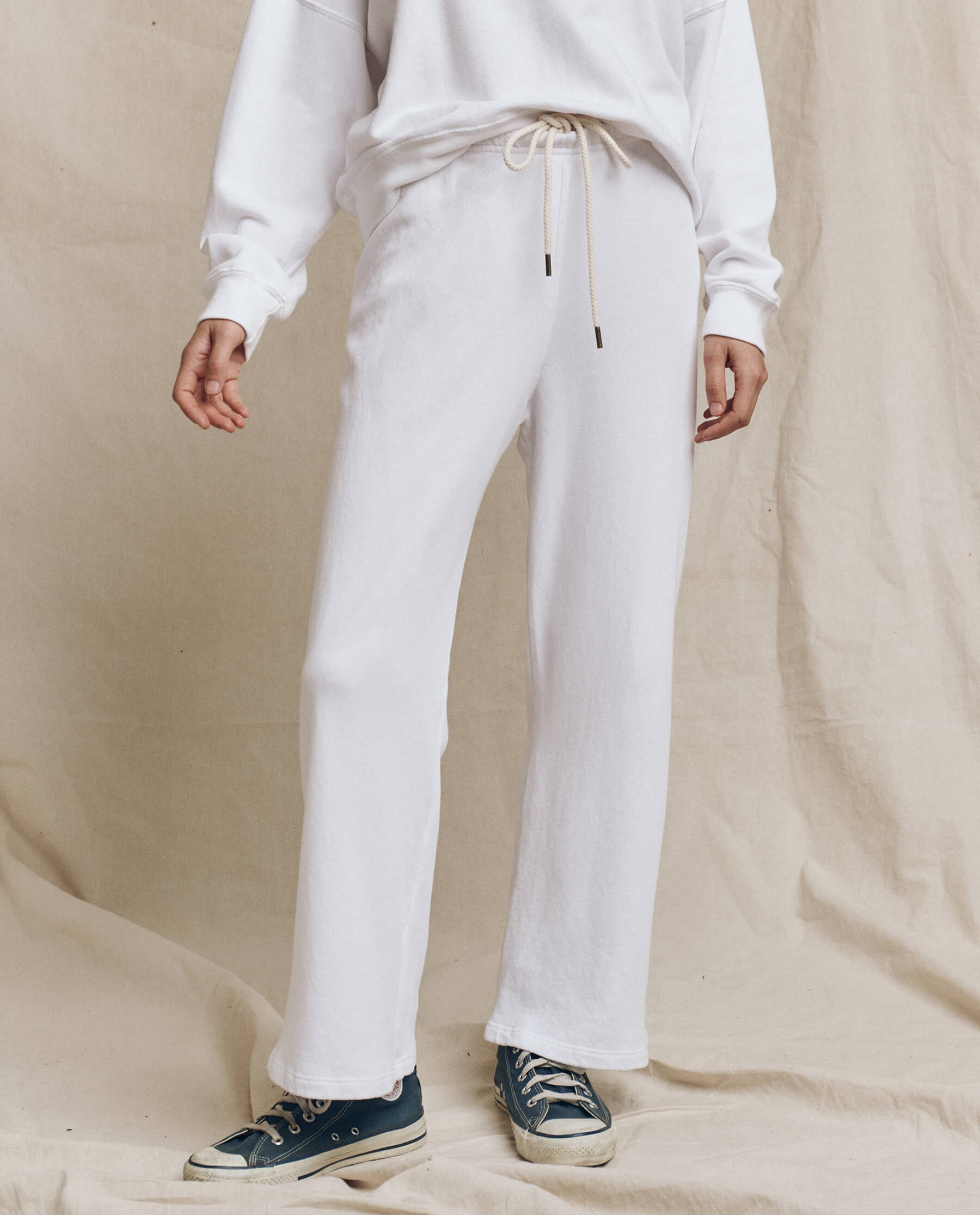 パンツ timeison SWEAT PANTS white size1 The Lap Sweatpant. Solid -- True White – The Great.