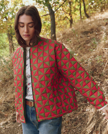 The Alps Puffer Jacket. -- Quilted Vintage Army