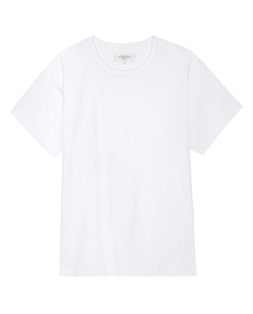 The Men's Pure Knits Boxy Crew. Solid -- True White TEES THE GREAT. FALL 23 MEN