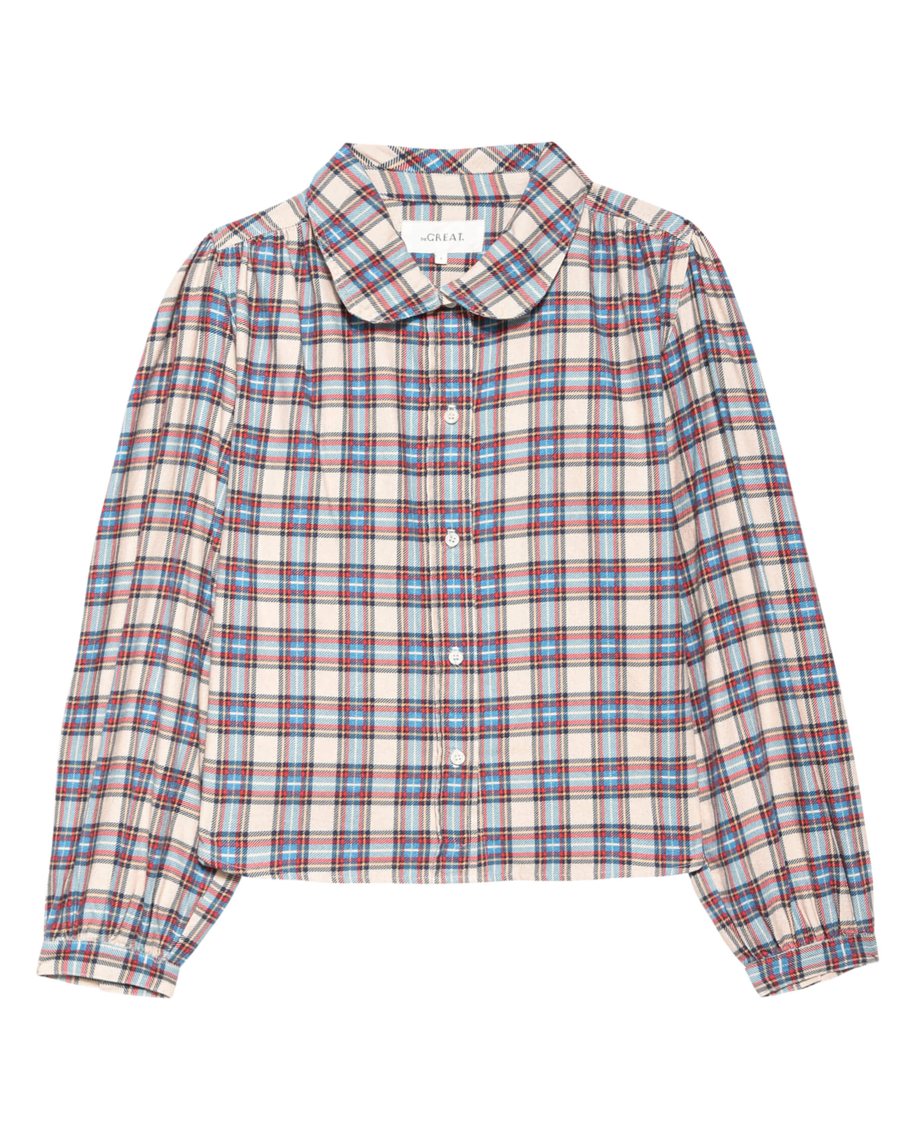 The Tableau Top. -- Market Plaid SHIRTS THE GREAT. PS24 SALE