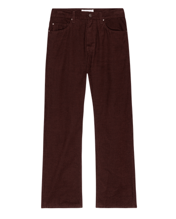 The Wayne Jean (30 Inseam). Cord -- Cinnabar DENIM BOTTOMS THE GREAT. FALL 24 D2
