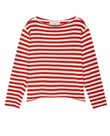The Sailor Sweater. -- Maple Stripe SWEATERS THE GREAT. FALL 24 COLLECTORS