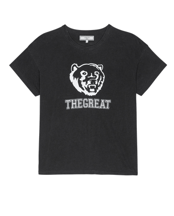 The Boxy Crew. Graphic -- Washed Black with Bear Graphic TEES THE GREAT. FALL 24 COLLECTORS