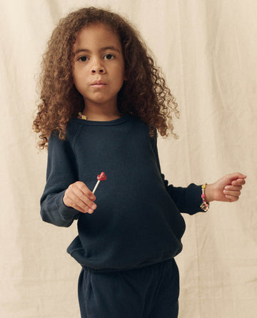 The Little College Sweatshirt. Solid -- True Navy SWEATSHIRTS THE GREAT. FALL 23 LITTLE