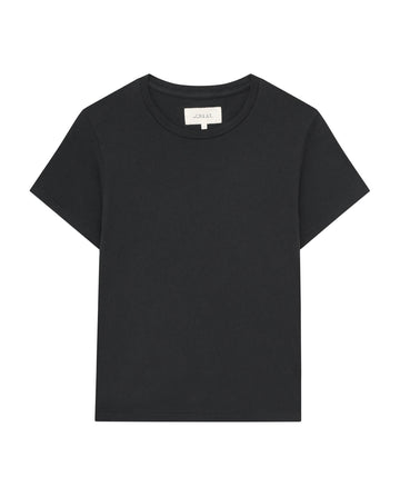 The Little Tee. Solid -- Almost Black TEES THE GREAT. SP23 CORE KNITS