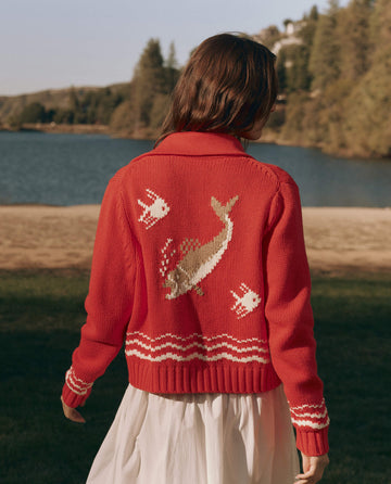 トップス THETOE BAKER CARDIGAN (RED) TOÉ Baker Cardigan – THE TOÉ