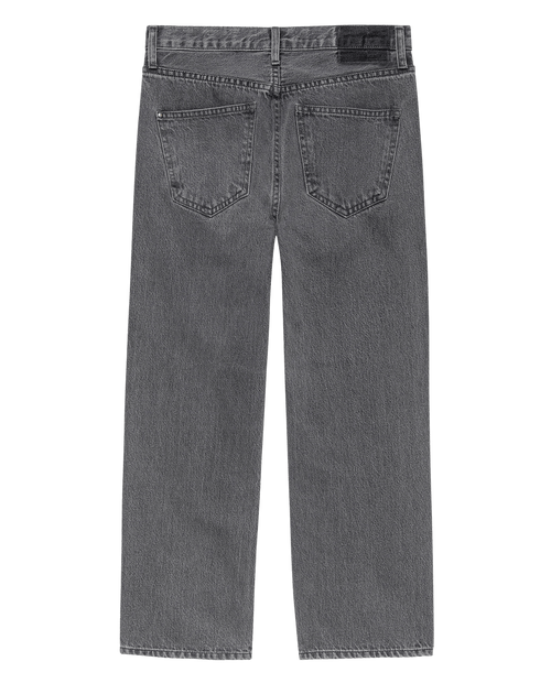 The Wayne Jean. -- Graphite Wash with Clean Hem