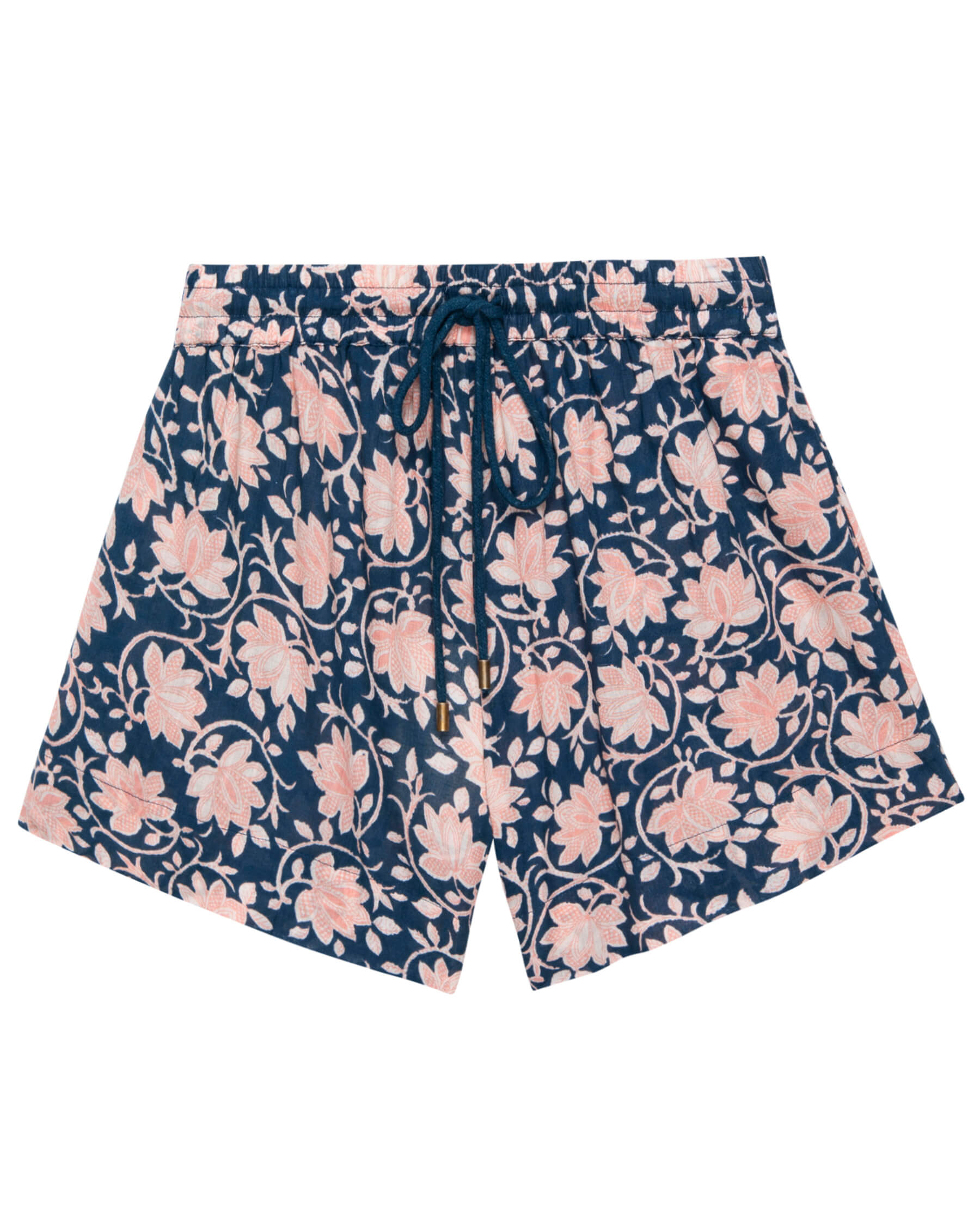 The Delta Short. -- Bay Oasis Floral COVER-UP SHORTS THE GREAT. SP24 SWIM