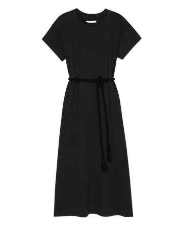 The Great. The Boxy Tee Cotton Dress in Almost Black at Nordstrom, Size 0 The Great. The Boxy Tee Cotton Dress in Almost Black at Nordstrom, Size 0