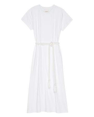 The GREAT. The Boxy Tee Dress. -- True White True White / 0 / D1037542 The GREAT. The Boxy Tee Dress. -- True White True White / 0 / D1037542
