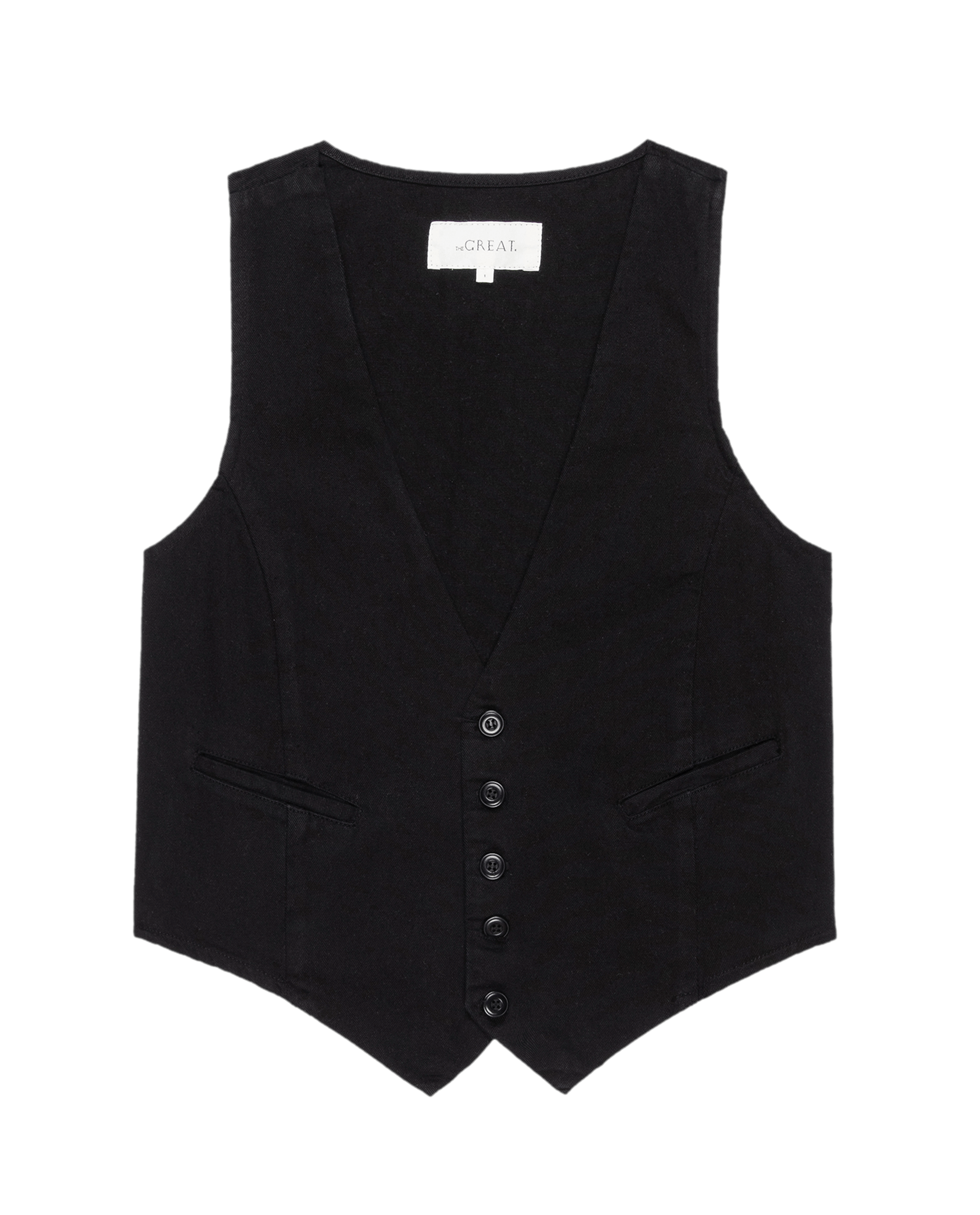 The Suit Vest. -- Black VEST THE GREAT. PF24