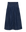 The Field Skirt – Midnight Rinse by THE GREAT. F25 D1: an A-line denim skirt with front pleats, double-button closure, belt loops, and contrast stitching for vintage utility style with timeless appeal.