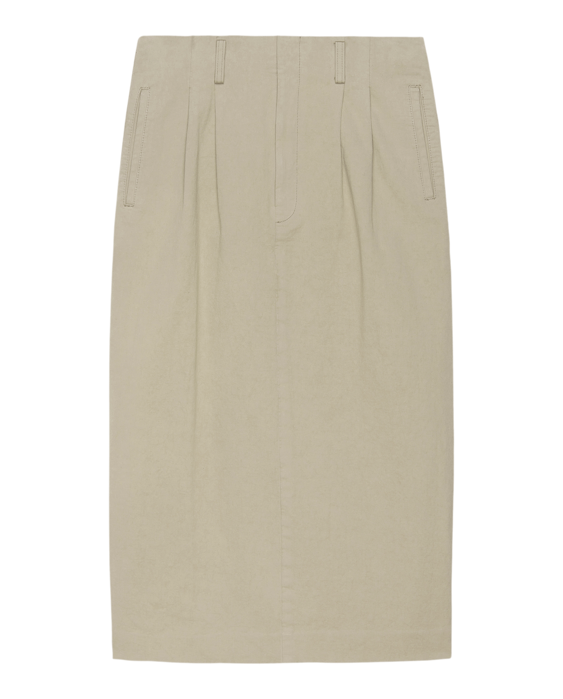 The Pleated Column Skirt. -- Desert Fatigue SKIRTS THE GREAT. PF24