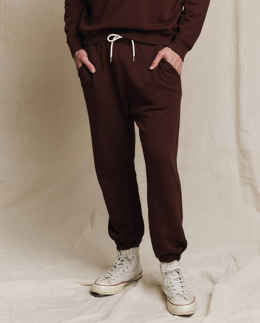 The Men's Stadium Sweatpant. Solid -- Driftwood