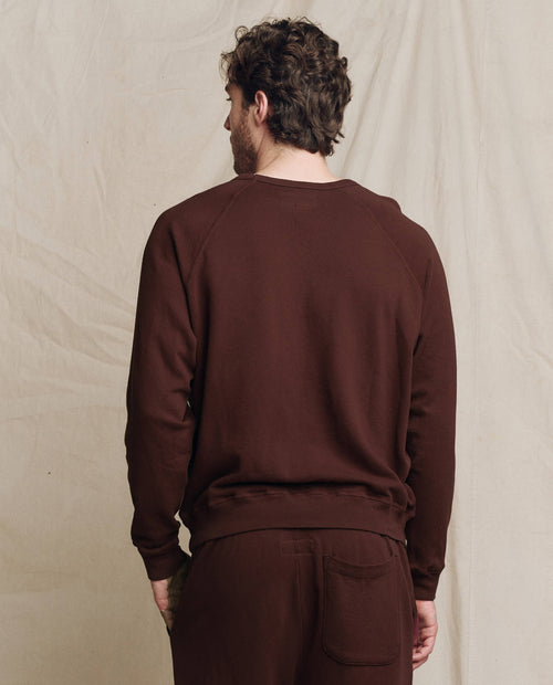 The Men's College Sweatshirt. Solid -- Driftwood