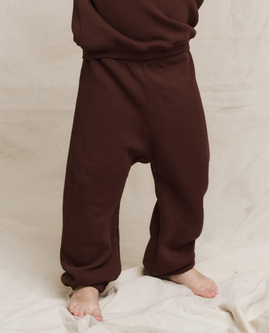 The Little Stadium Sweatpant. Solid -- Driftwood