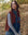 The Plush Tundra Vest. -- Chocolate & Navy