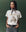 The Boxy Crew. Embroidered -- Washed White with Spice Horse Embroidery