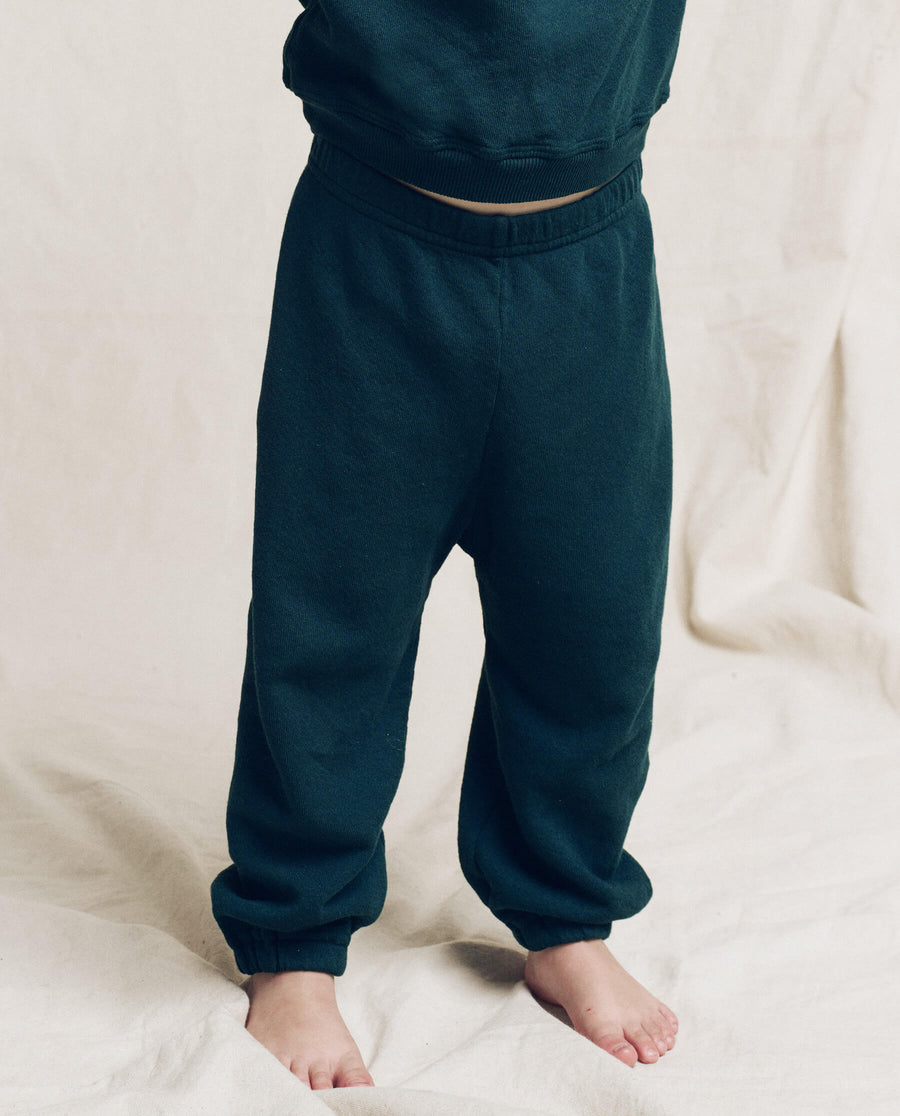 The Little Stadium Sweatpant. Solid -- Dark Slate