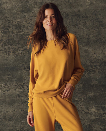 The Fleece Rookie Sweatshirt. Solid -- Bright Yellow