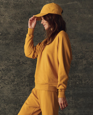 The Fleece Rookie Sweatshirt. Solid -- Bright Yellow