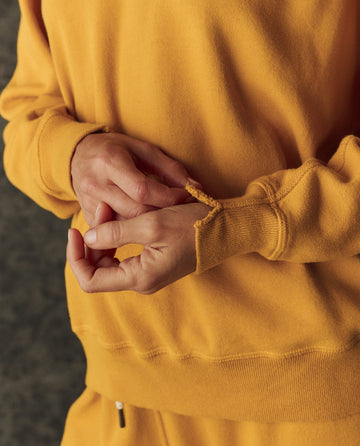 The Fleece Rookie Sweatshirt. Solid -- Bright Yellow
