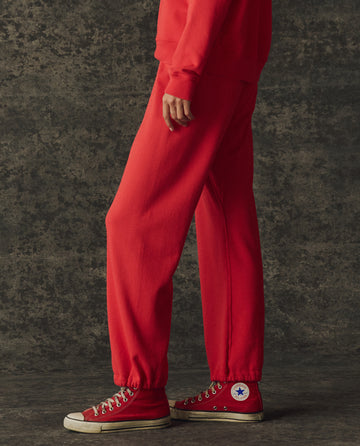The Fleece Sport Sweatpant. Solid -- Bright Red