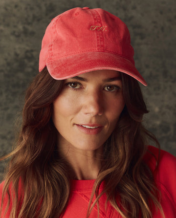 The Classic Baseball Hat. -- Bright Red