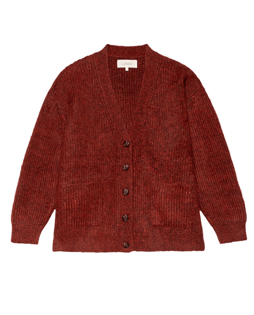 The Brushed Melange Cardigan. -- Cinder