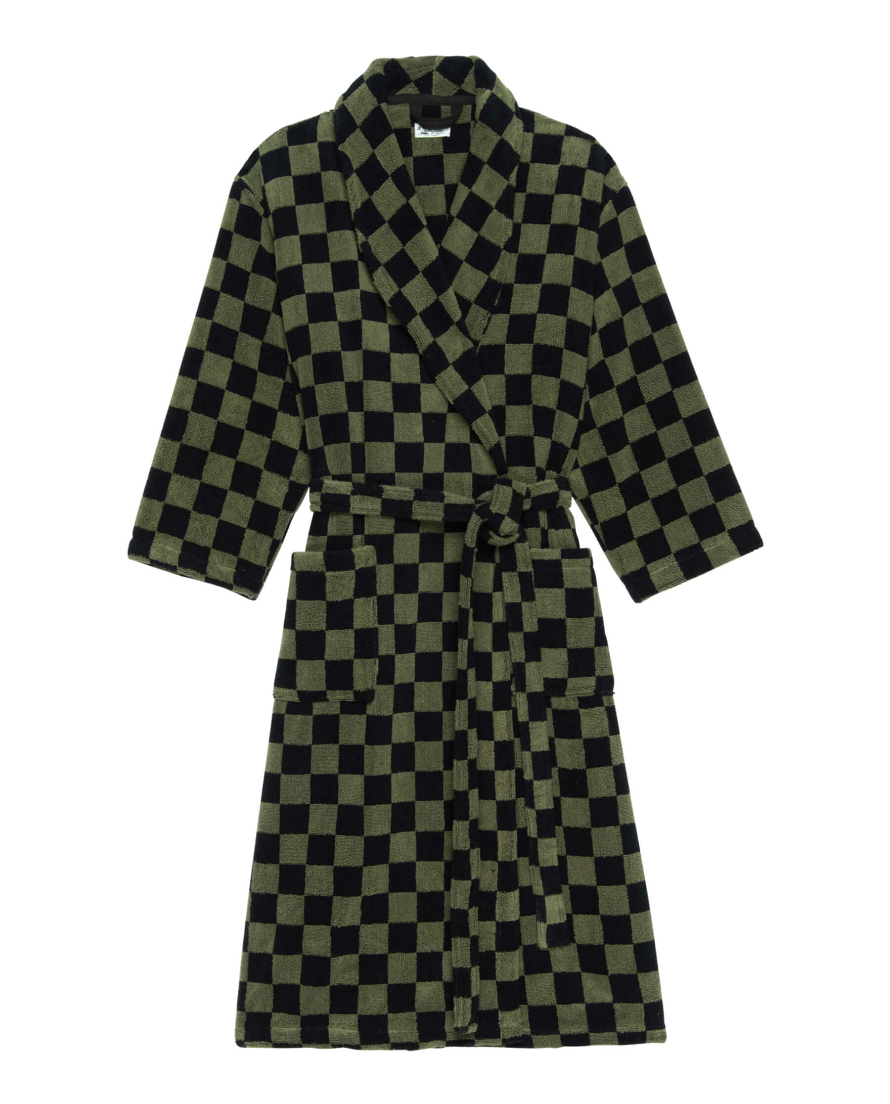 The Terry Robe. -- Dark Army Check ROBE THE GREAT. SP24 SWIM