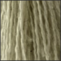 Close-up of beige yarn strands.