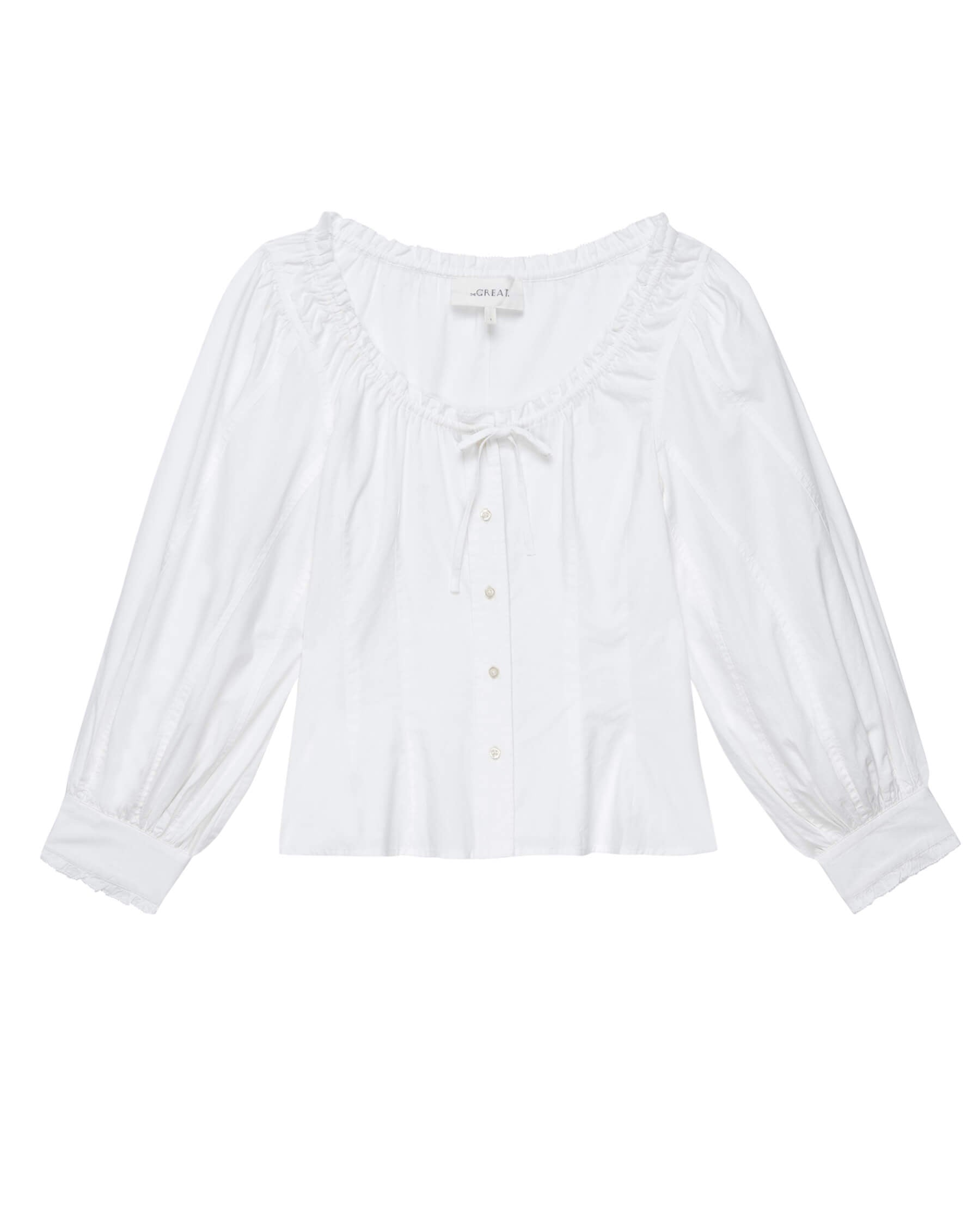 The Haven Top. -- True White SHIRTS THE GREAT. SP24 D1